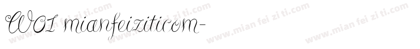 W01 mianfeiziticom字体转换